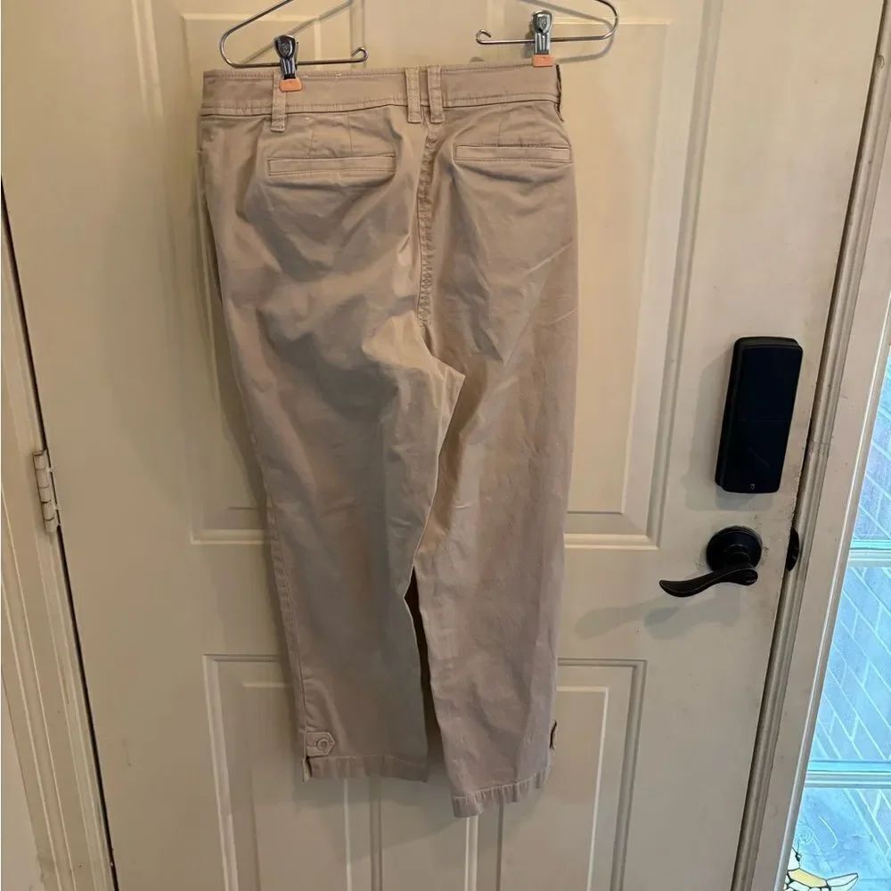Talbots Tan Perfect Cropped Pants - Picture 2 of 5